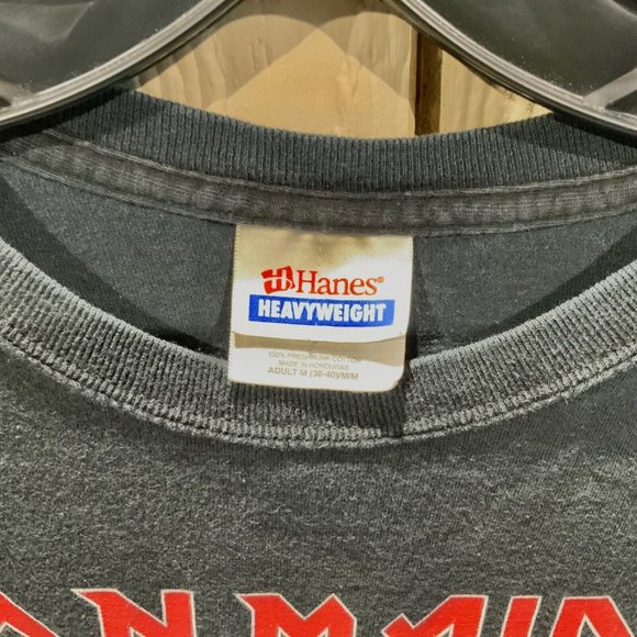 Vintage Iron Maiden T Shirt Number Of The Beast Single Bruce Dickinson Mens M - Picture 4 of 6